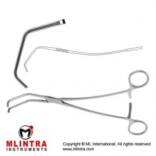 Satinsky Atrauma Tangential Occlusion Clamp Stainless Steel, 27.5 cm - 10 3/4"